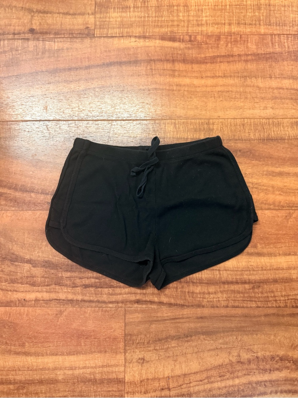 Fashion Nova Black Lounge Ribbed Shorts